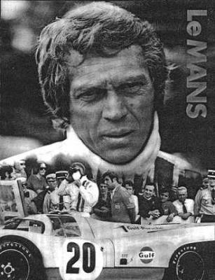 Le Mans Steve McQueen 17x22 in 43x56 cm - NLA