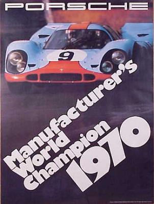 Manufacturer's World Champion 1970 30x40 in 76x102 cm - Available: Yes - $150