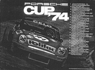 Porsche Cup '74 40x30 102x76 cm - NLA