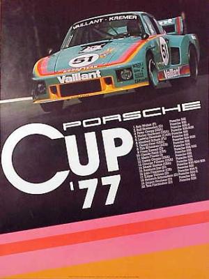 Porsche Cup (Ergenisse) 1977 30x40 in 76x102 cm - Available: Yes - $75