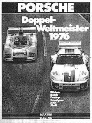 Porsche Doppleweltmeister 1976 30x40 in 76x102 cm - NLA