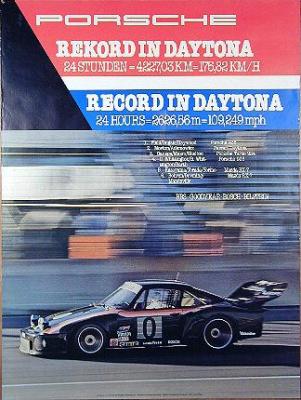 Porsche, Rekord in Daytona 30x40 in 76x102 cm - Available: Yes - $100