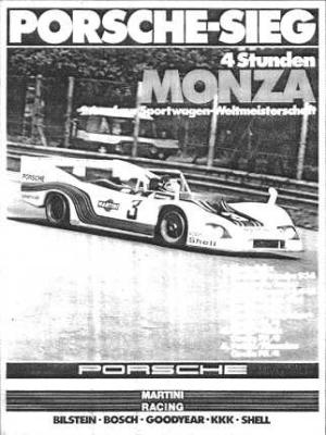 Porsche-Sieg, 4 Stunden Monza, 2. Lauf zur Sportwagen-Weltmeisterschaft 30x40 in 76x102 cm - NLA