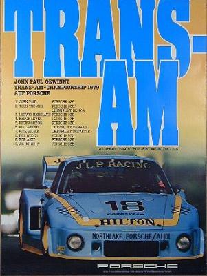Trans-Am, John Paul Gewinnt Trans-Am-Championship 1979 30x40 in 76x102 cm - Available: Yes - $150