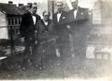 With his mother and brothers, mid-1930s
