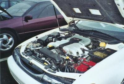 Under the hood of a Subaru SVX