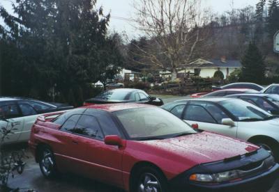 SVXs parked at E's