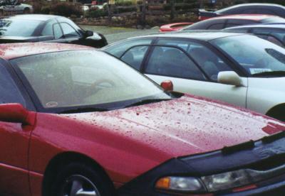 Rain on a Red SVX