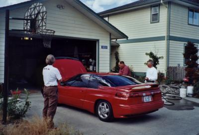 Admiring an Anniversary ('93 SVX)