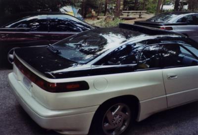 Pearly SVX at campsite