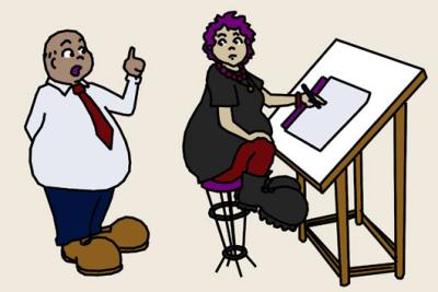 Powerpoint presentation illustration