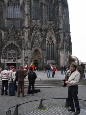 man with tuba