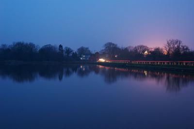 Earlswood Lakes by night