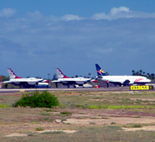 Line up for Take Off...AQ in the Lead