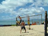 Beach Volleyball Action