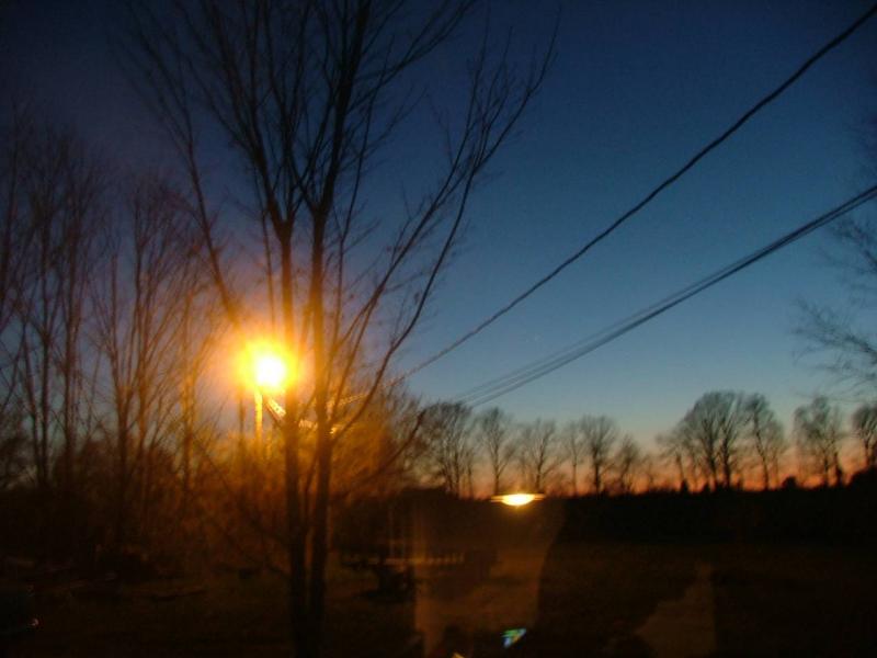 kitchen window.