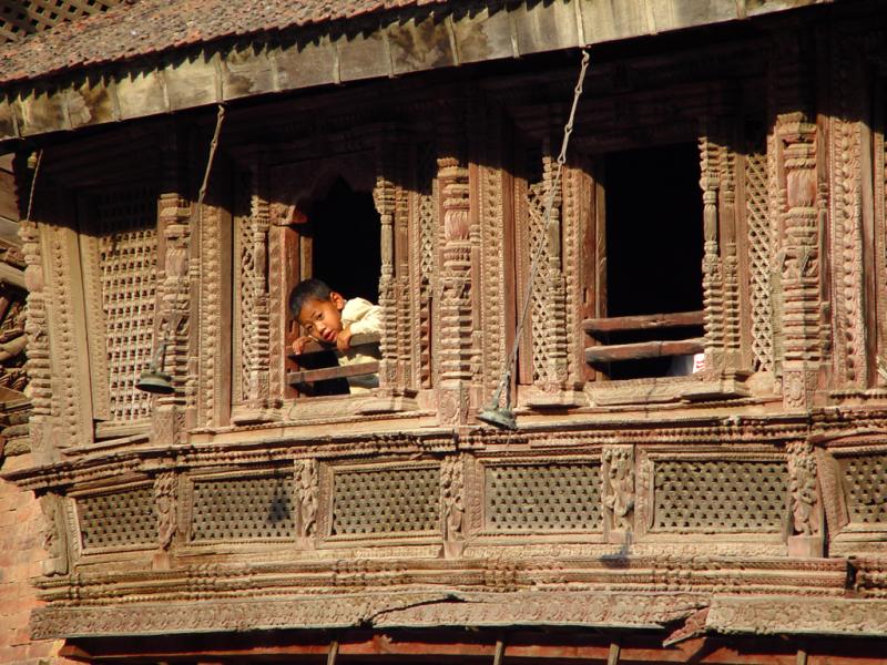 Boy in Window