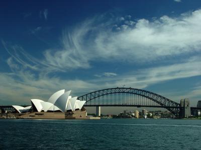 Opera House & Harbor Bridge - Sydney, Australia