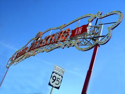 Free Parking Sign - Beatty, Nevada