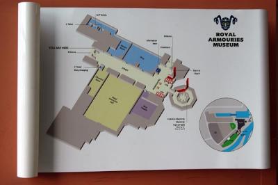 Ground floor plan of the 5 story museum