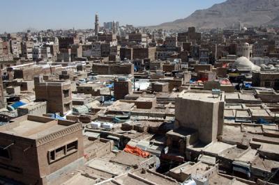 View NE over the Souq al-Milh from the Art Centre roof