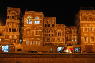 Saila at night, Old Town Sanaa