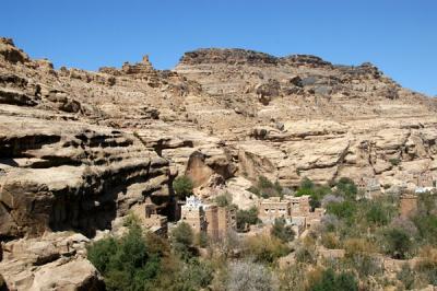 View of Wadi Dhahr from Dar al-Hajar
