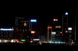 Lights of Hong Kong at night