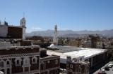 Al-Jami al-Kabir, the Great Mosque of Sanaa from the Art Centre roof