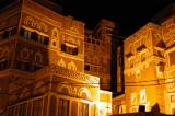 Old Town Sanaa, night