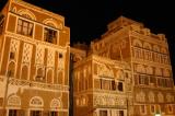 Old Town Sanaa, night