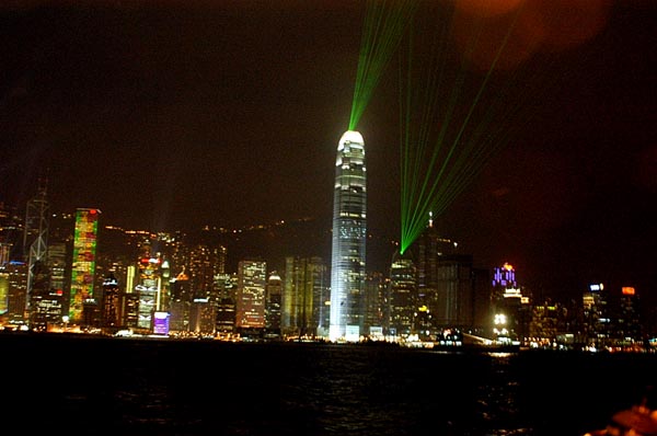 Hong Kong Laser & Light Show, International Finance Centre (IFC)