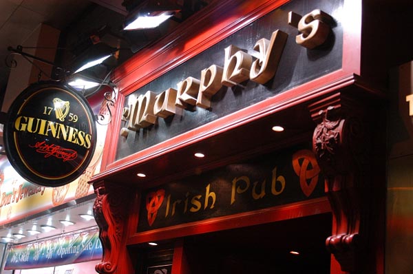 Murphys Irish bar, Nathan Road, Kowloon