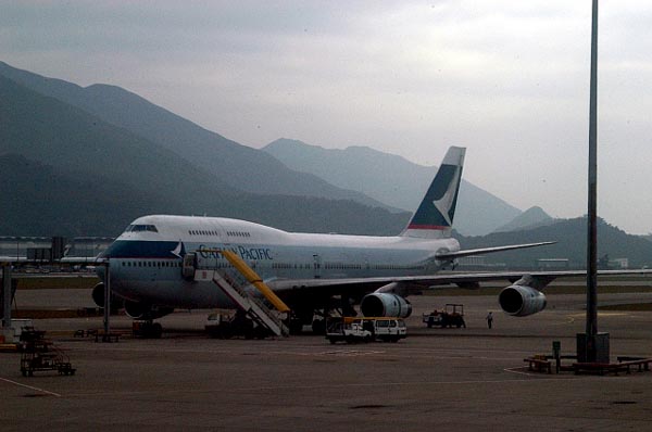 Cathay Pacific 747, HKG