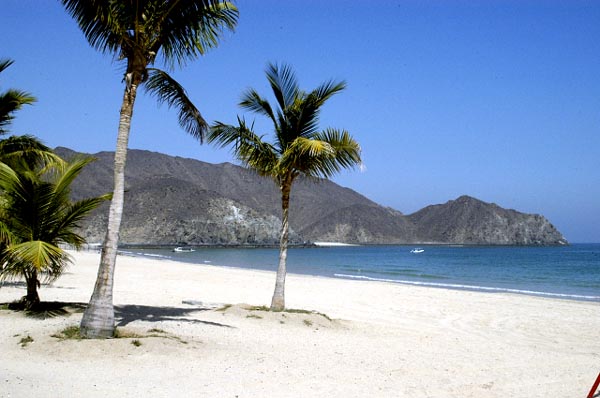 Khorfakkan has a beautiful beach