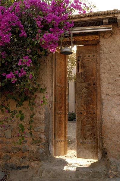 Mosque door near Fujairah Fort