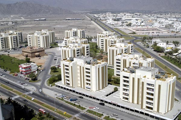 View NW from Fujairah Tower