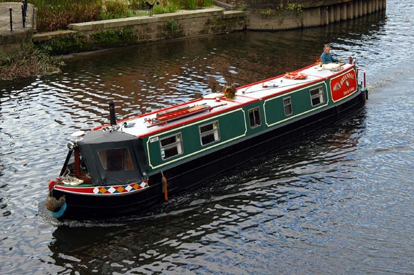 English canal boat, Leeds