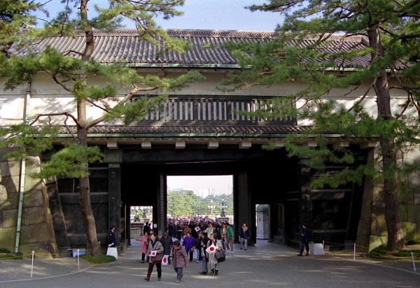 The grounds of the Imperial Palace are only open twice a year