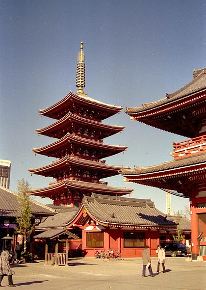 Pagoda at the Asakusa Kannon Temple, 1998