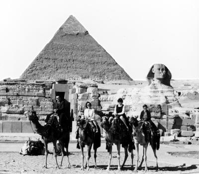 Bob Grupp Family at the Pyramids of Giza