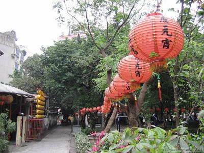 Temple lanterns