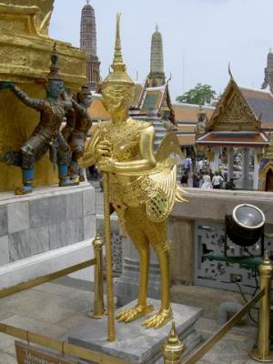 Apsonsi, a mythical creature (half-woman, half-bird) of Wat Phra Kaew