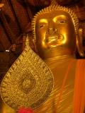 The gigantic Buddha statue at Wa Phanancheong Worawihan