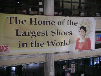 for the largest feet?