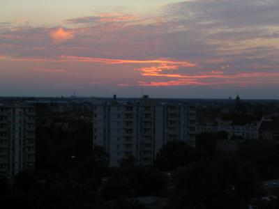 Sunset, from Bartningallee 11-13