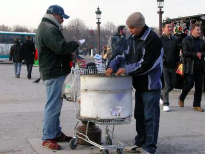 Chestnut vendors