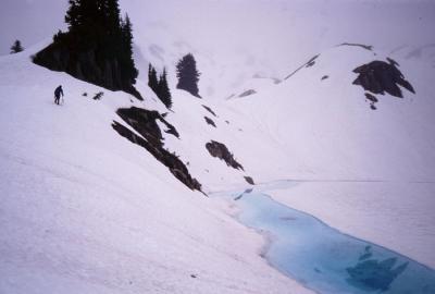glacier area snow lake