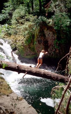 tunnel falls martina jumping!