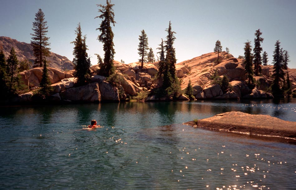 final swim in sierra